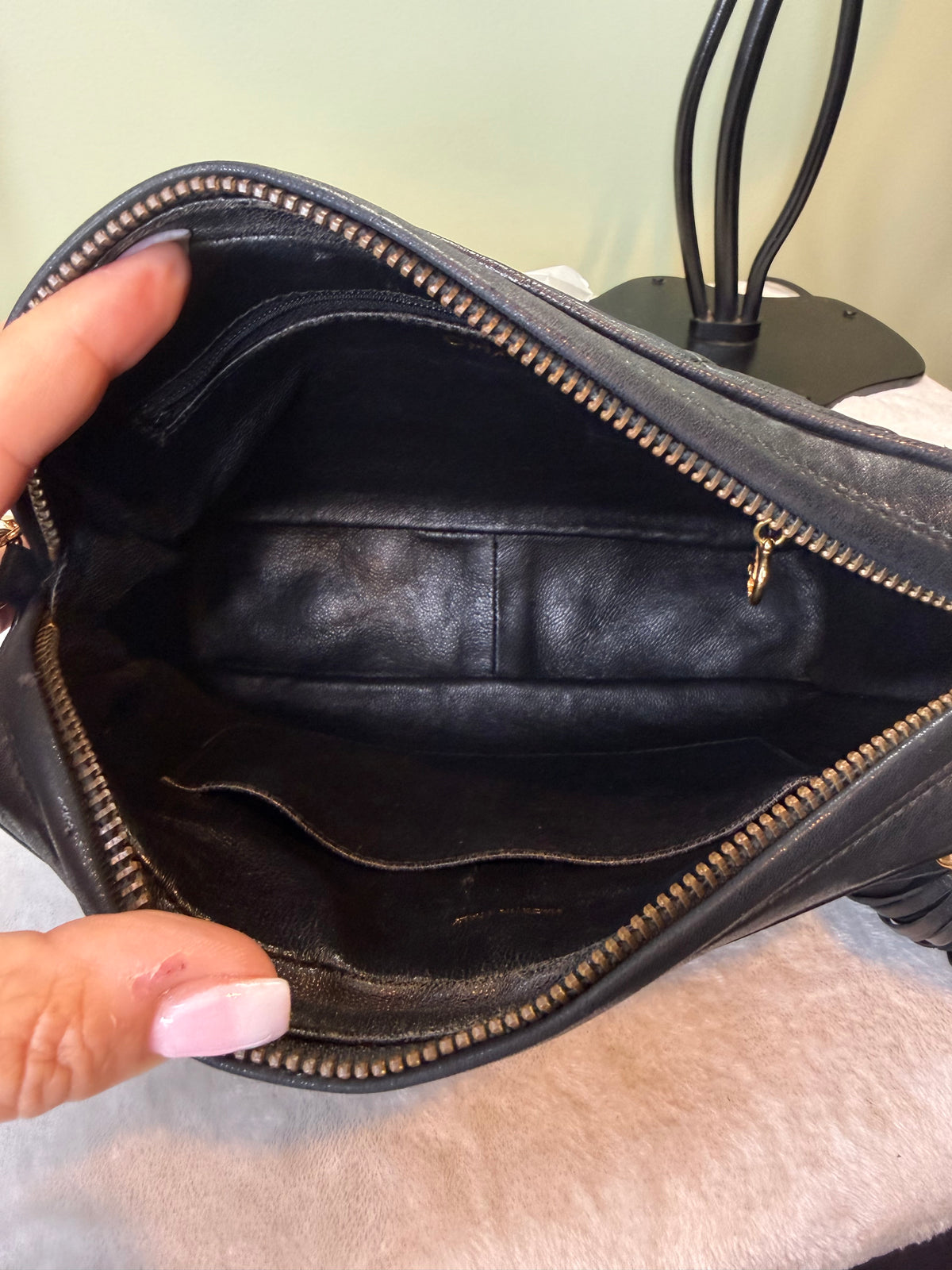 2026. Chanel Black Lambskin Camera Bag (Series 2; 1991-94)