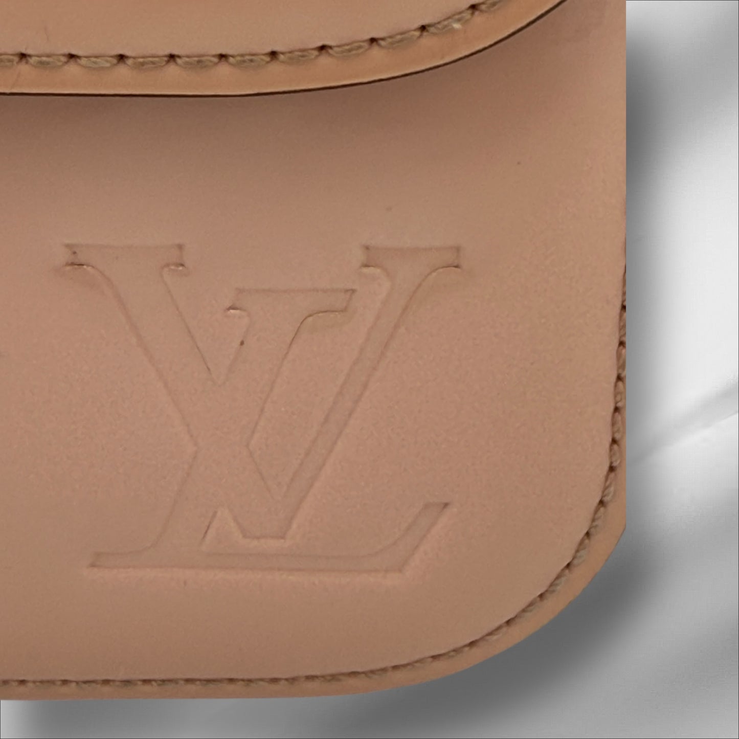 350. Louis Vuitton Monogram Cherrywood BB Rose Balerine