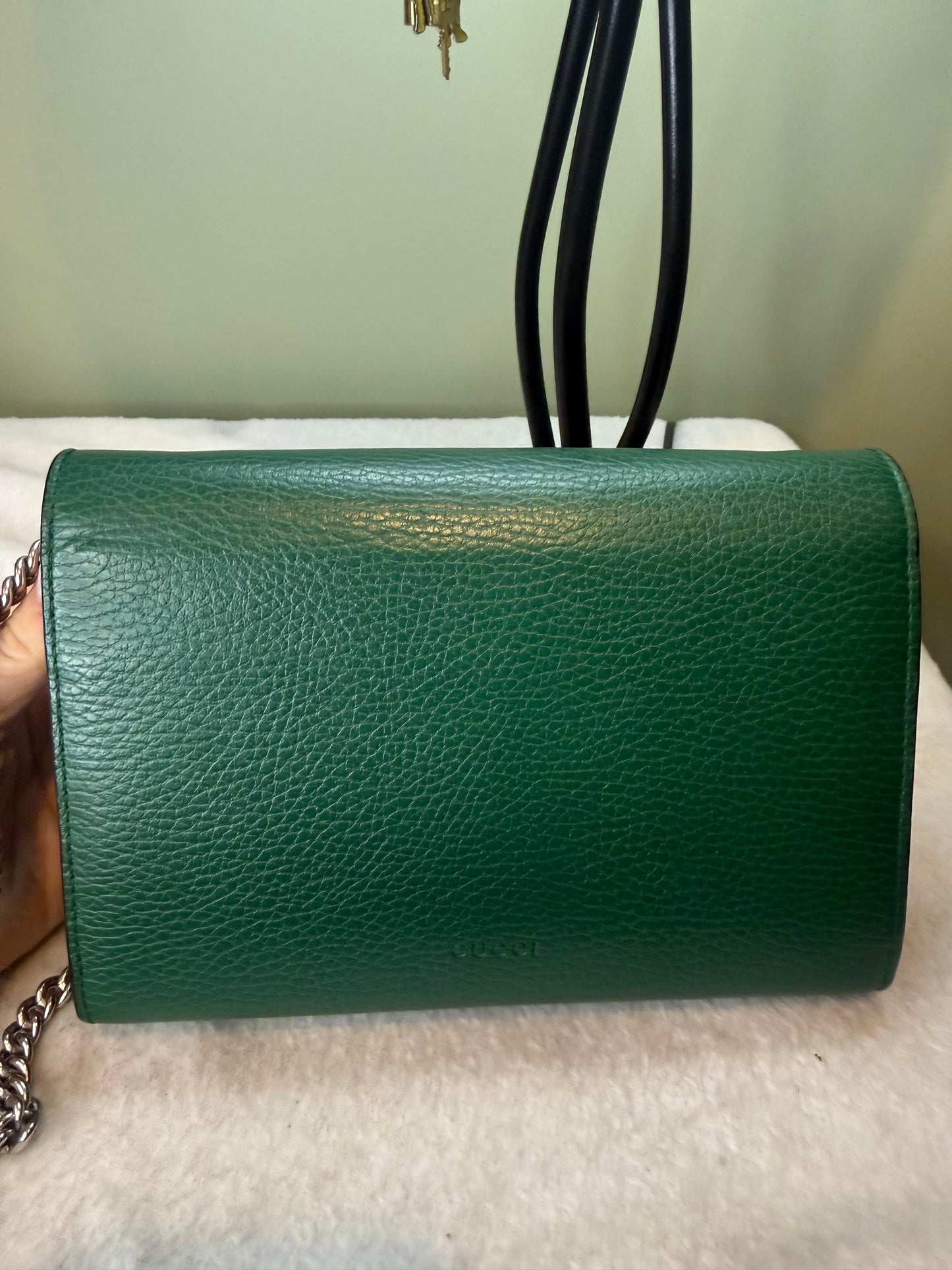 941. Gucci Green Dionysus Wallet on Chain