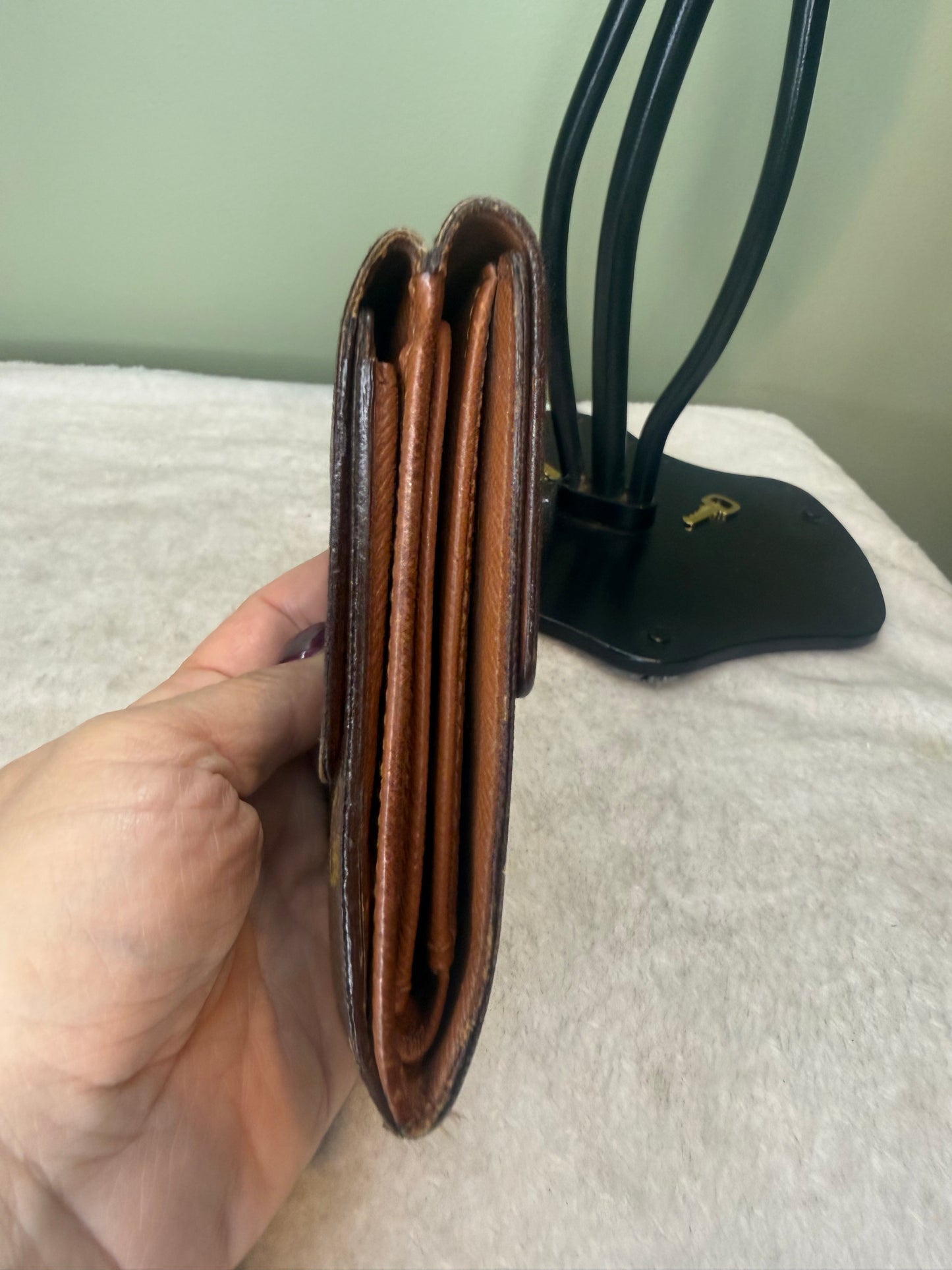 1260. Louis Vuitton Monogram Elise Compact Wallet