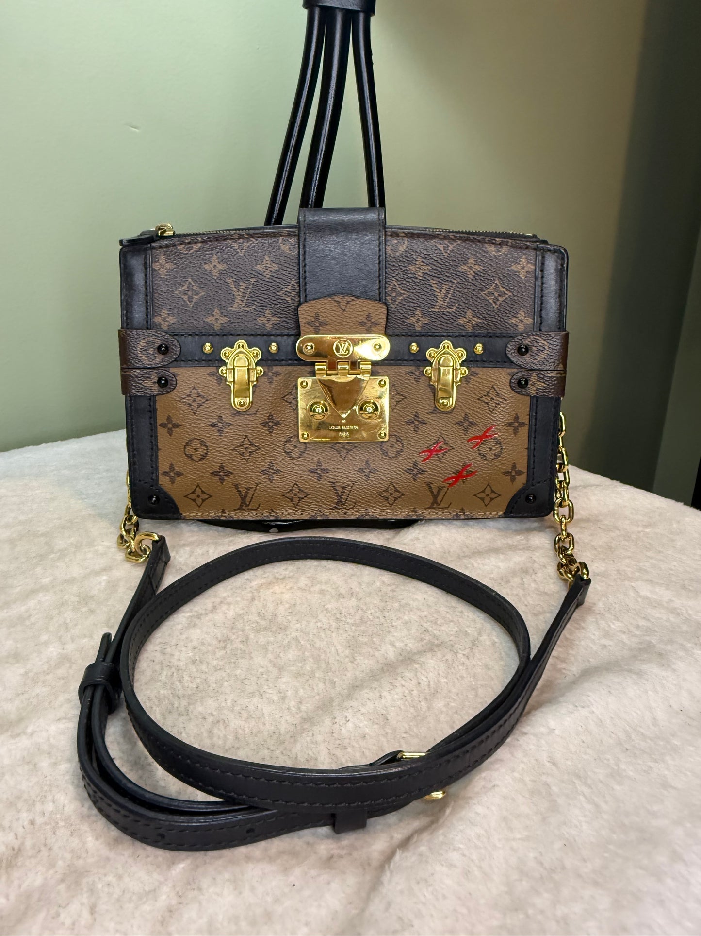 1354. Louis Vuitton Soft Trunk Reverse Monogram Bag