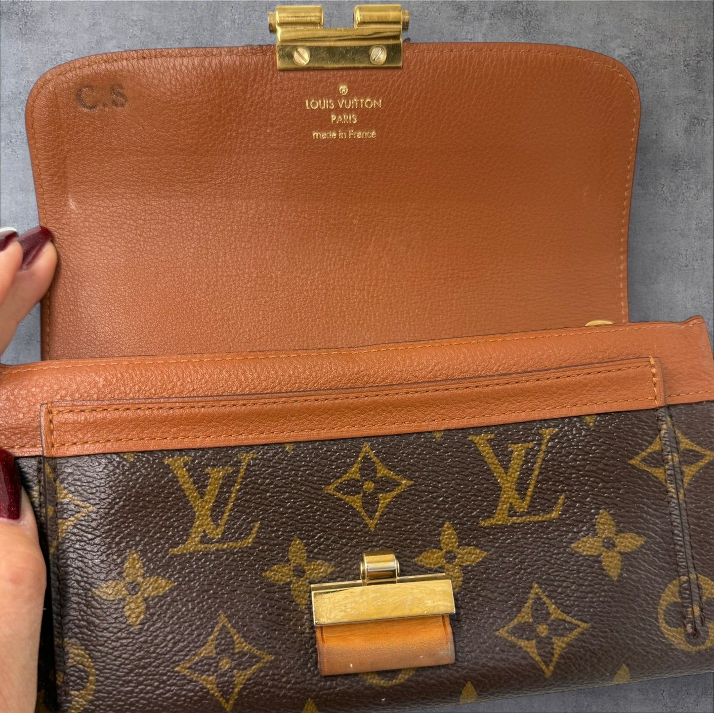 265. Louis Vuitton Monogram Portefeuille Elysee Long Wallet