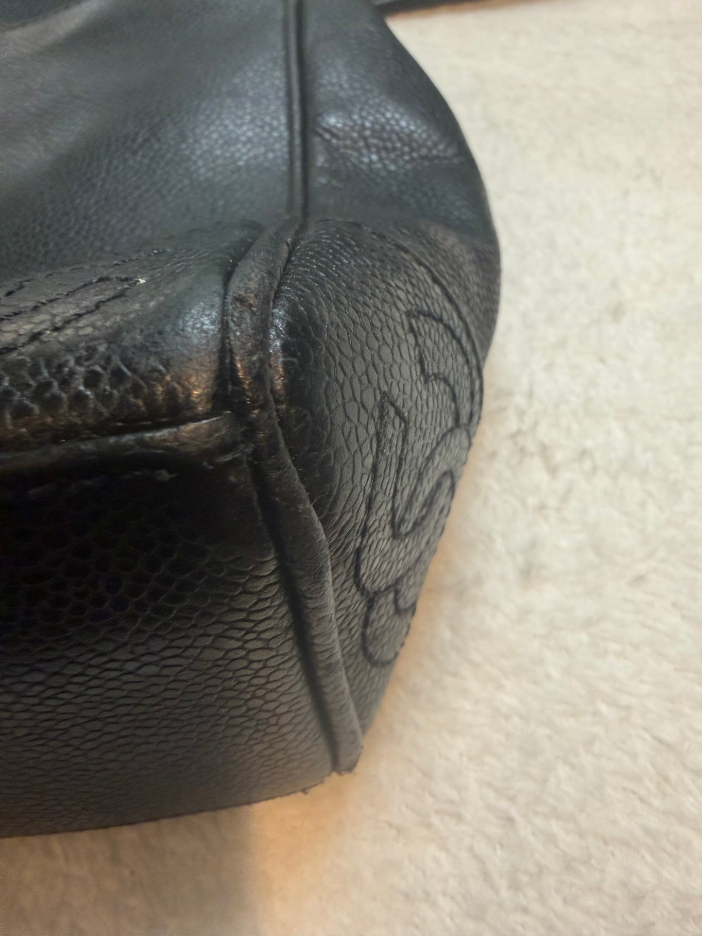 499. Chanel Caviar Small Tote Series 4