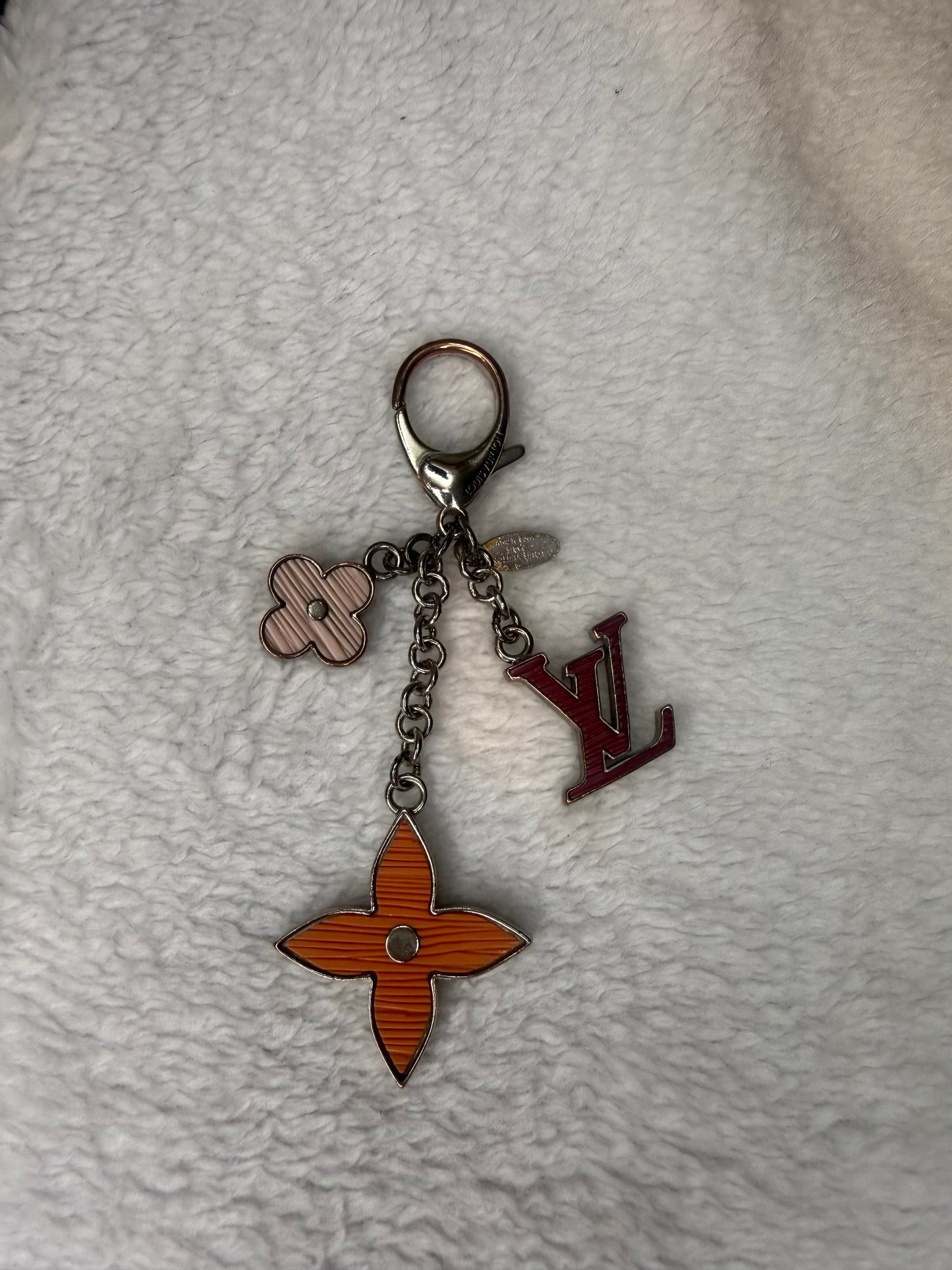1522. Louis Vuitton Fleur d'Epi Small Bag Charm