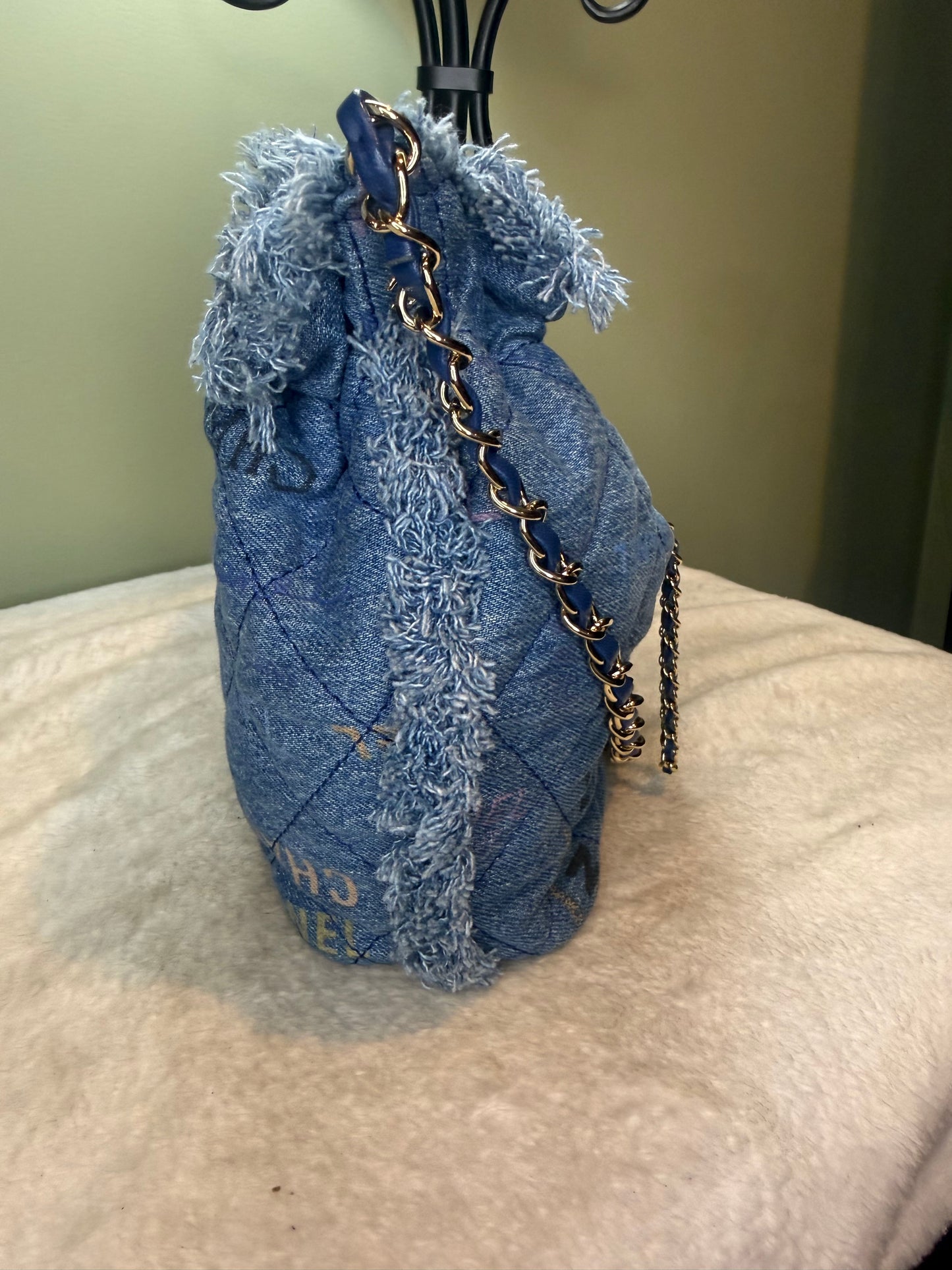 1353. Chanel Denim Mood Bucket Bag
