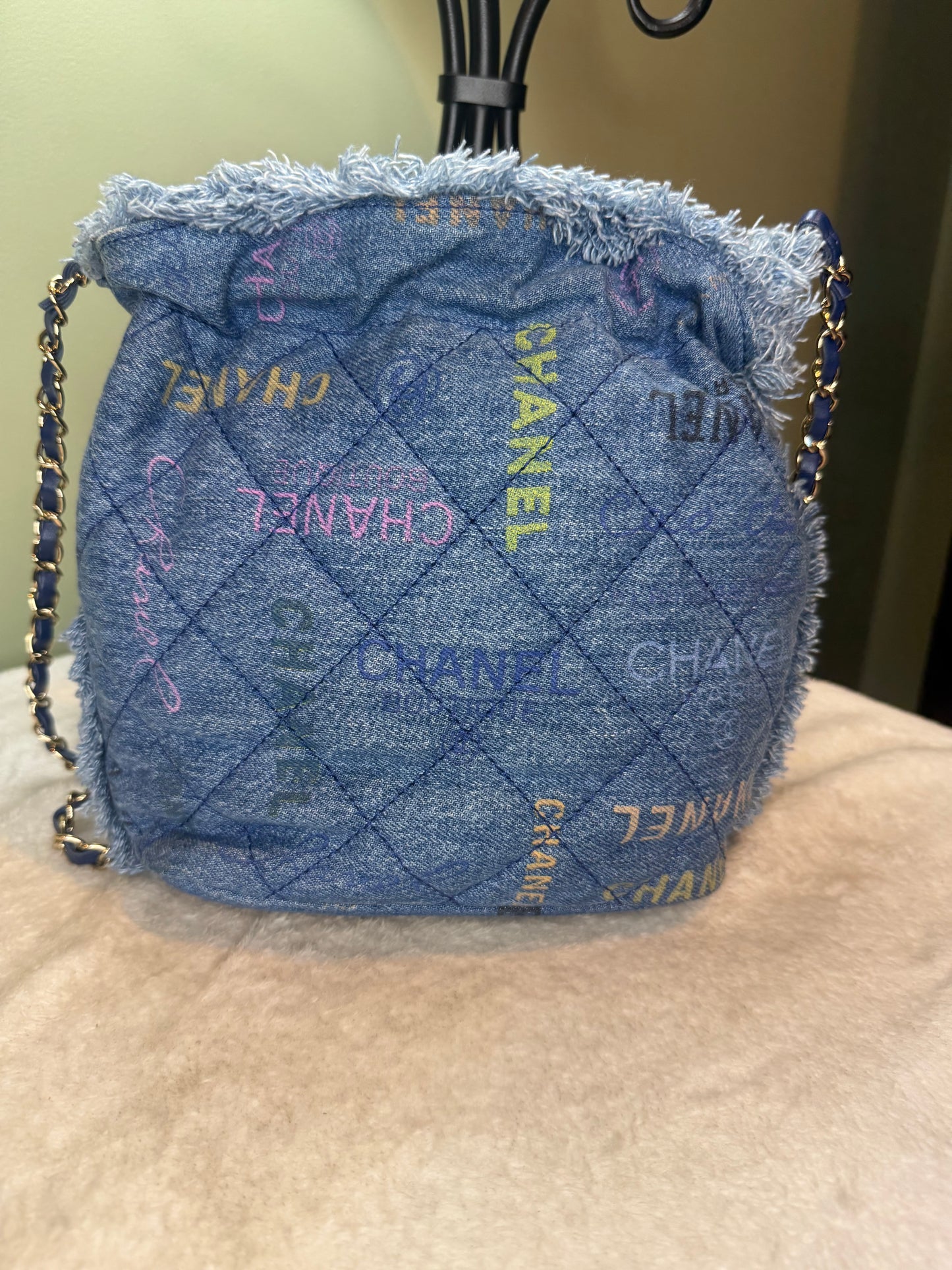 1353. Chanel Denim Mood Bucket Bag