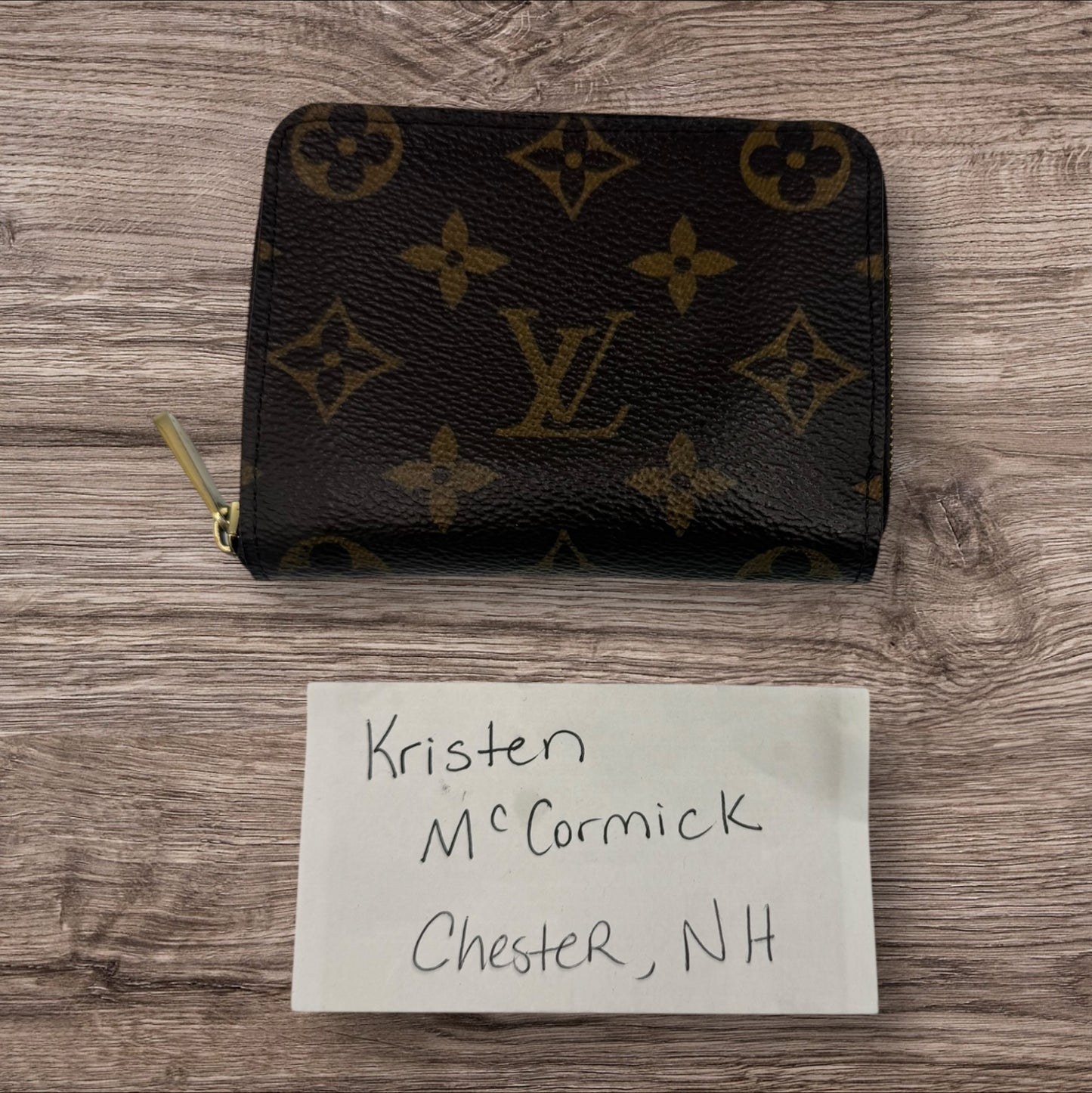 Louis Vuitton Compact Monogram Zippy Wallet