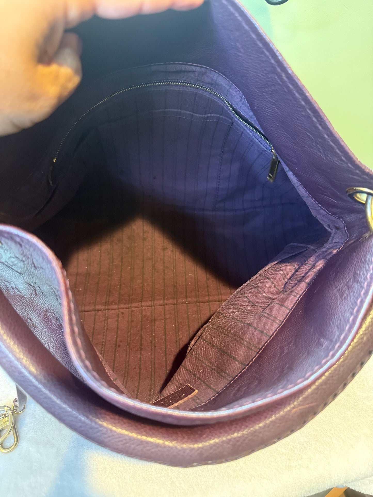 1838. Louis Vuitton Deep Purple Monogram Empriente Artsy MM