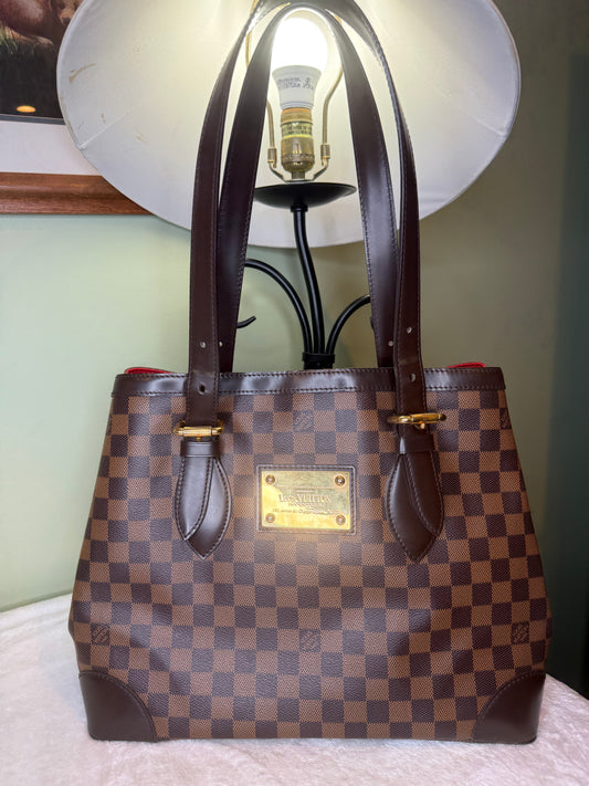 2137. Louis Vuitton Damier Ebene Hampstead MM