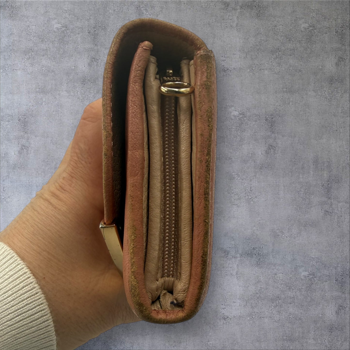 354. See by Chloe Pink Long Wallet