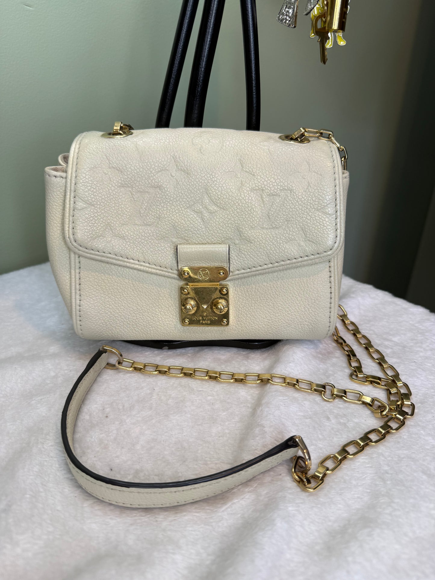 693. Louis Vuitton Cream Monogram Empriente St. Germain