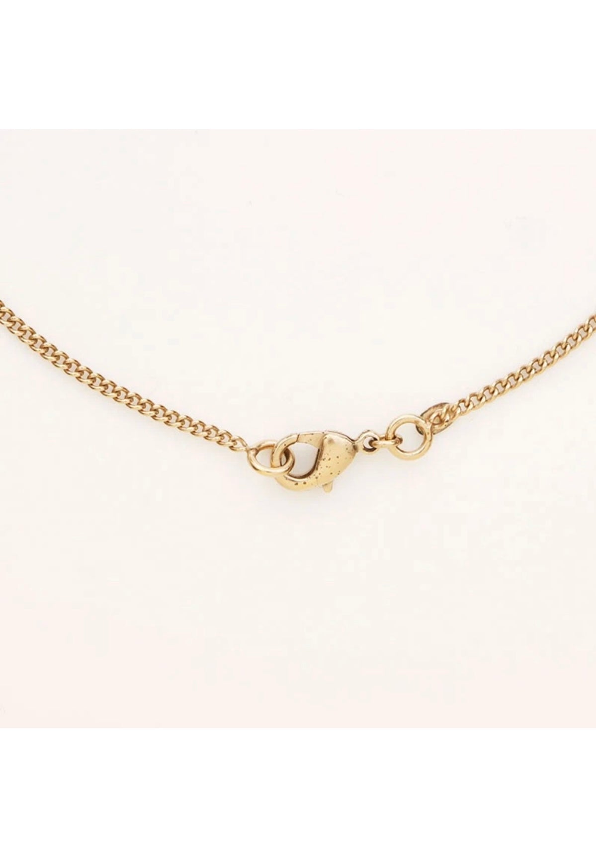 Chanel Coco Mark Cambon Necklace Gold and Pink