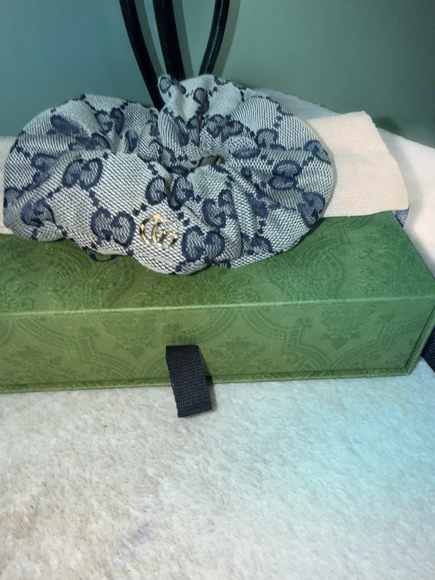 1513. Gucci GG Logo Scrunchie Hair Accessory