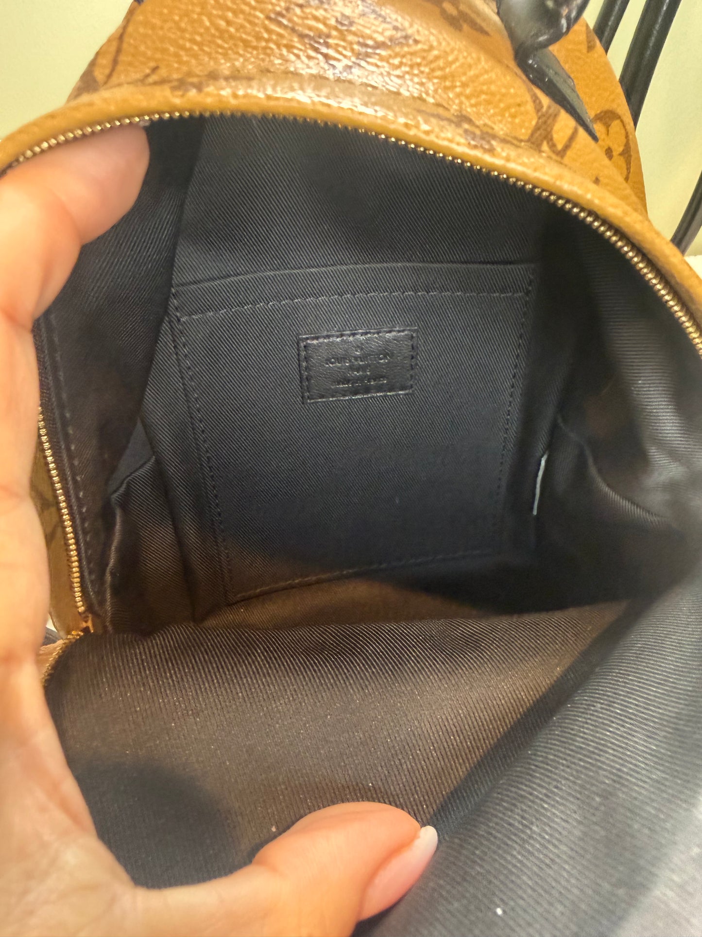 1467. Louis Vuitton Reverse Monogram Palm Springs Mini Backpack