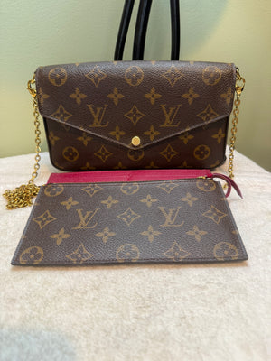 1639. Louis Vuitton Monogram Felicie Pochette
