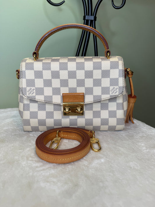 2074. Louis Vuitton Damier Azur Croissette