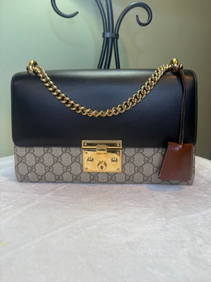 1799. Gucci GG Supreme Medium Padlock