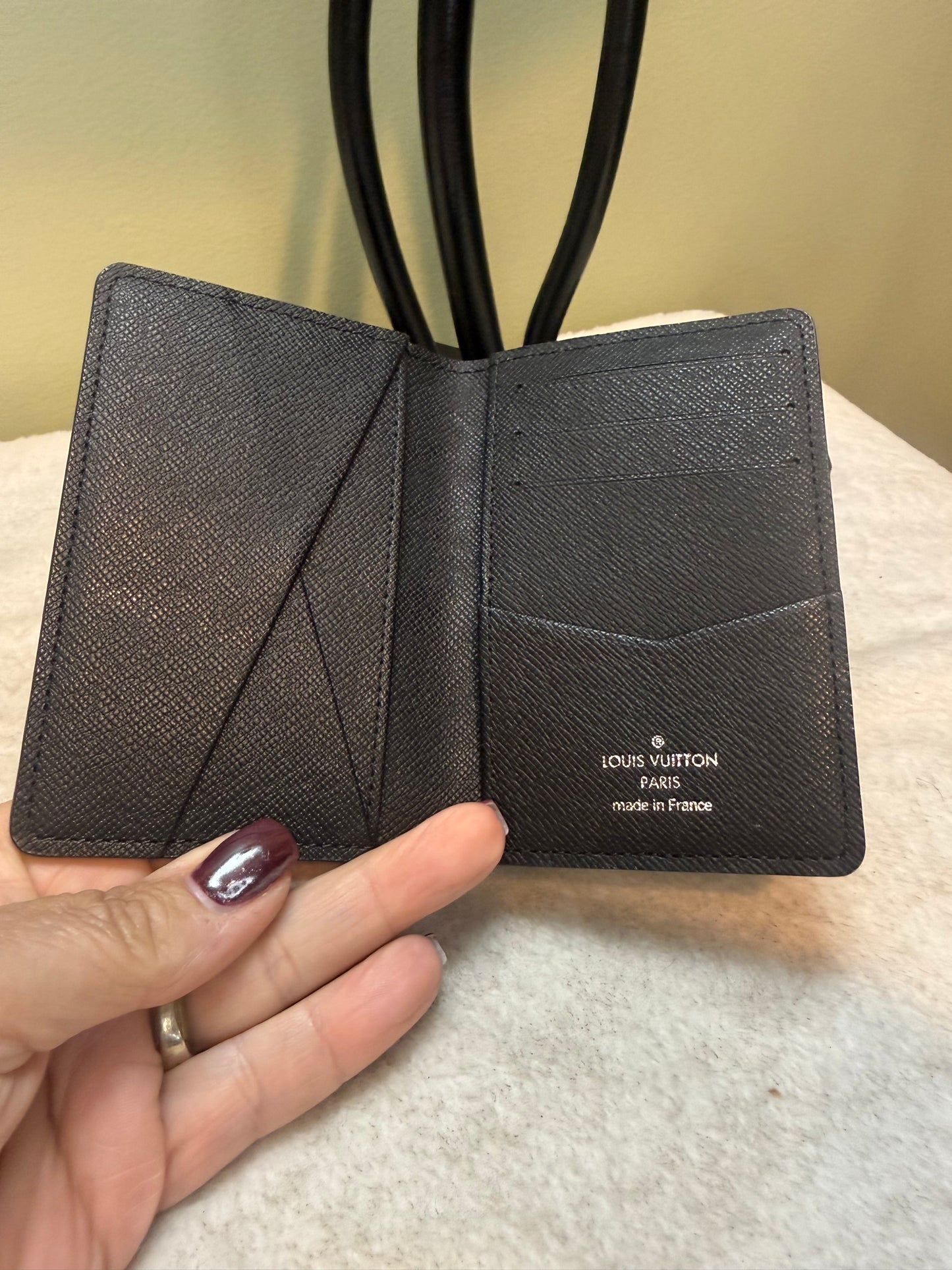 1656. Louis Vuitton Damier Graphite Pocket Organizer