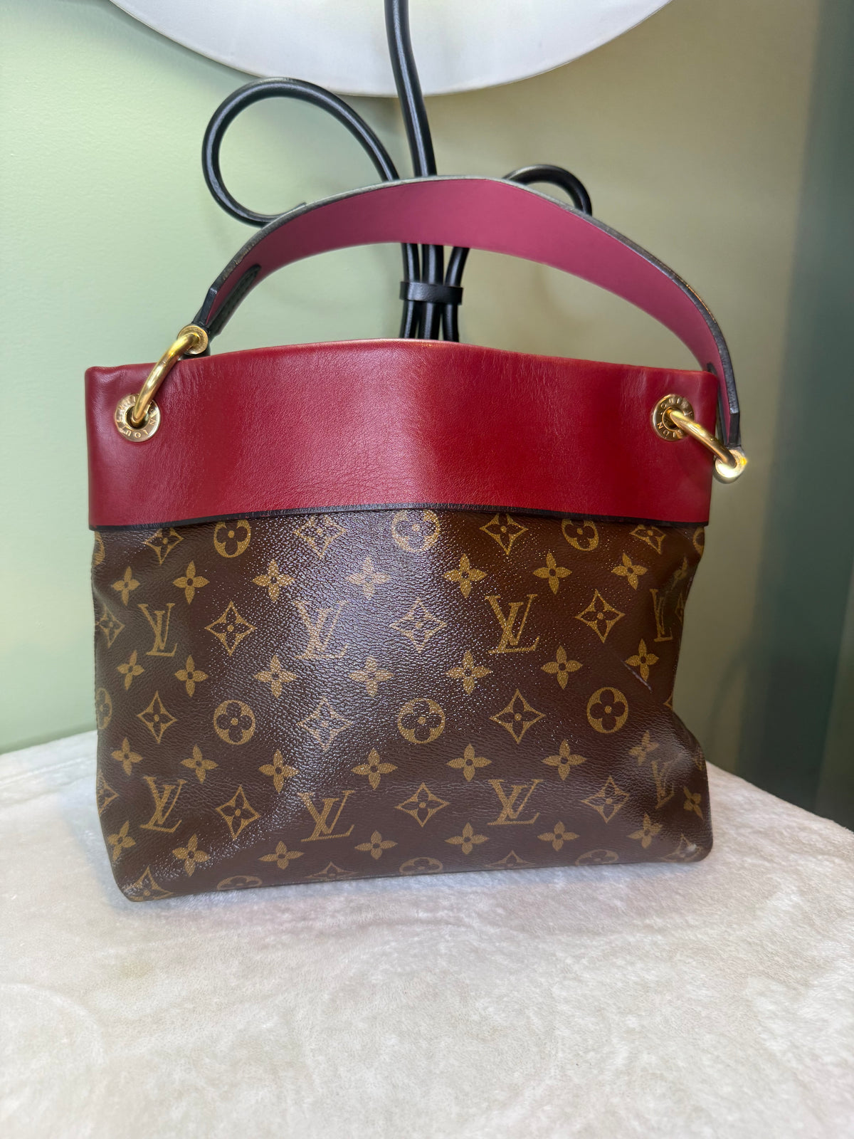 1997. Louis Vuitton Monogram Tuilleries with Burgundy leather