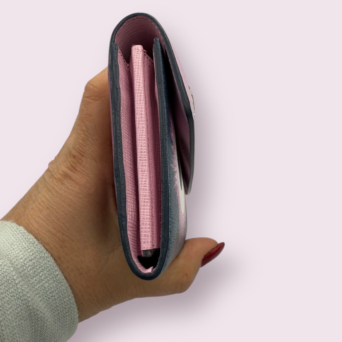 335. Fendi Multicolor Monster Eyes Continental Long Wallet