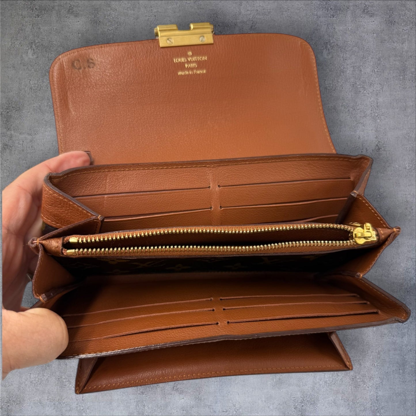 265. Louis Vuitton Monogram Portefeuille Elysee Long Wallet