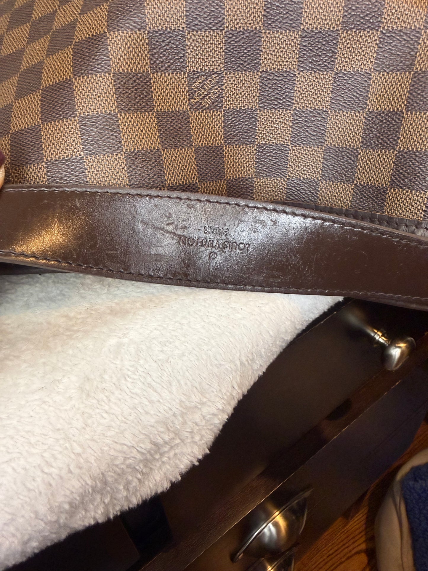 1288. Louis Vuitton Damier Ebene Delightful PM