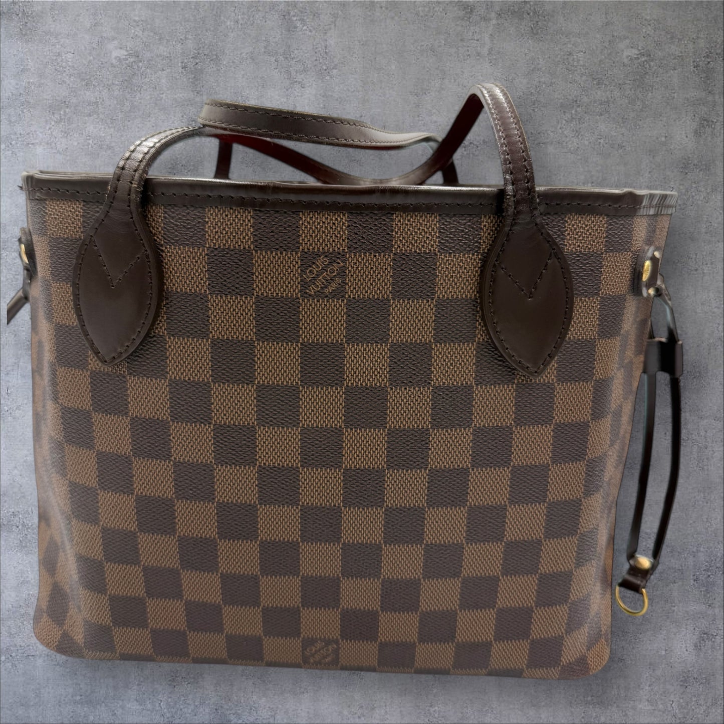 346. Louis Vuitton Damier Ebene Neverfull PM