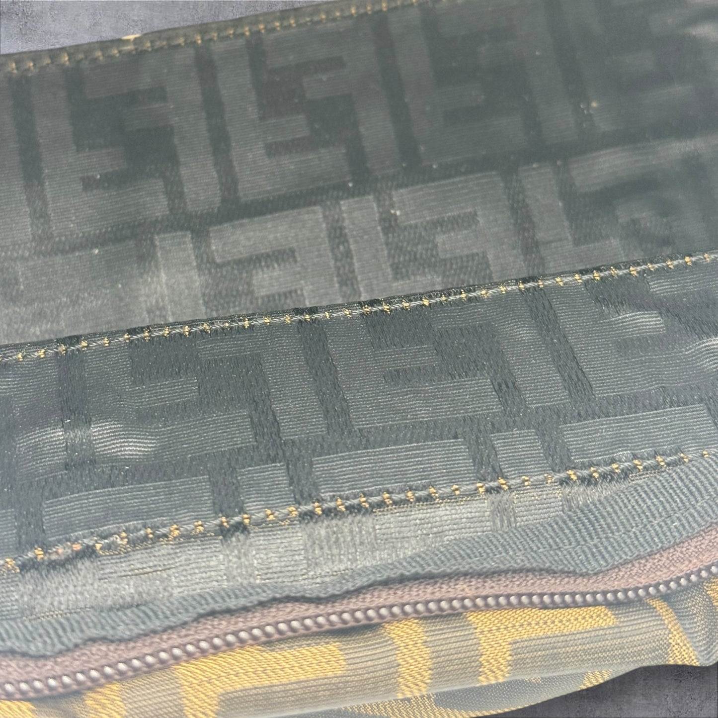 277. Fendi Zucca Authentic Roll Tote Bag