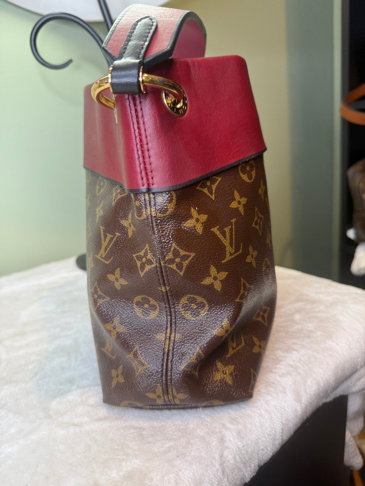 1997. Louis Vuitton Monogram Tuilleries with Burgundy leather
