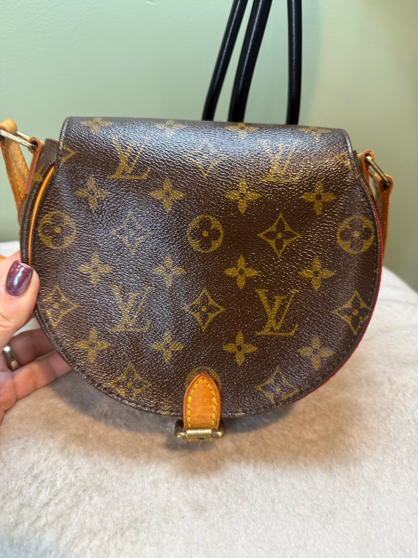 1296. Louis Vuitton Monogram Tambourin Crossbody