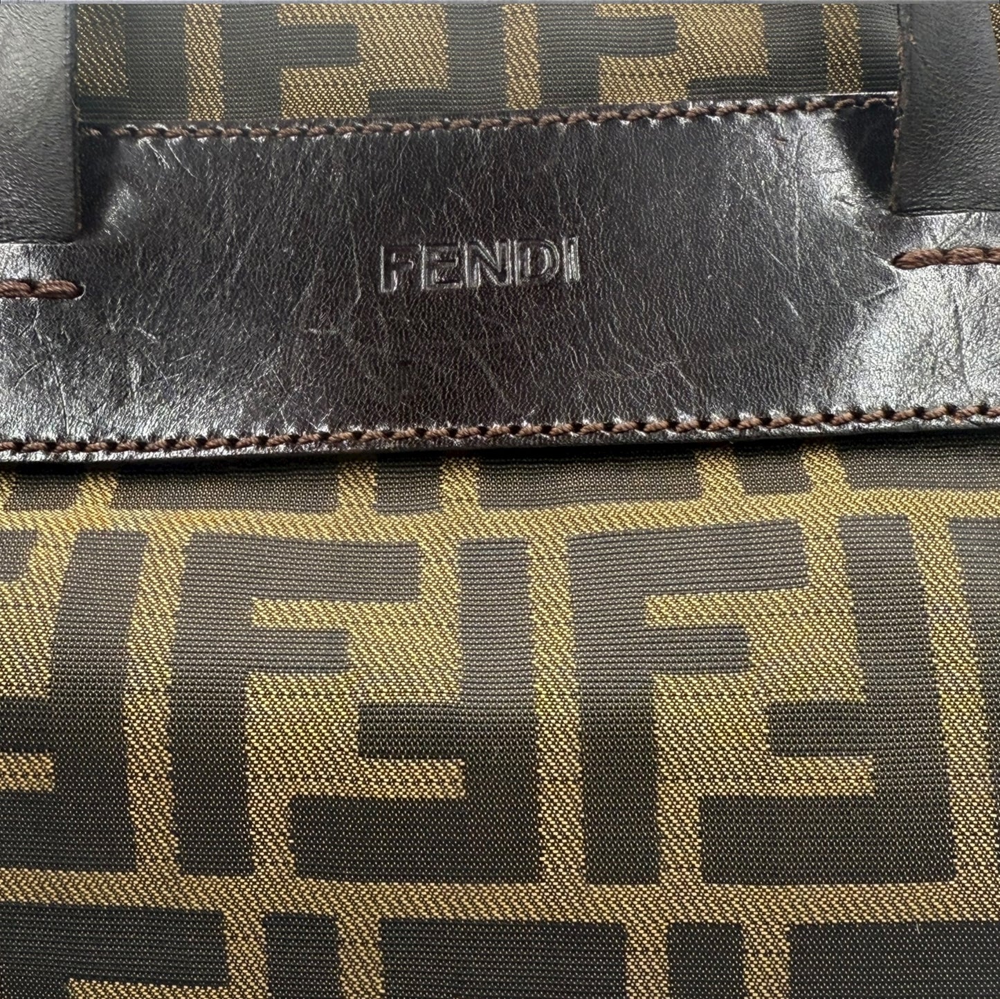 277. Fendi Zucca Authentic Roll Tote Bag