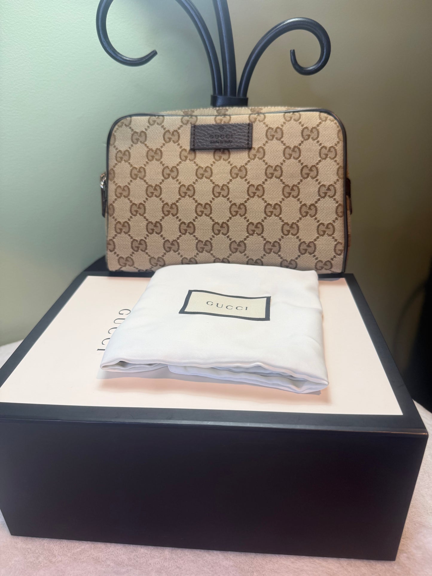1911. Gucci GG Monogram Canvas Belt Bag