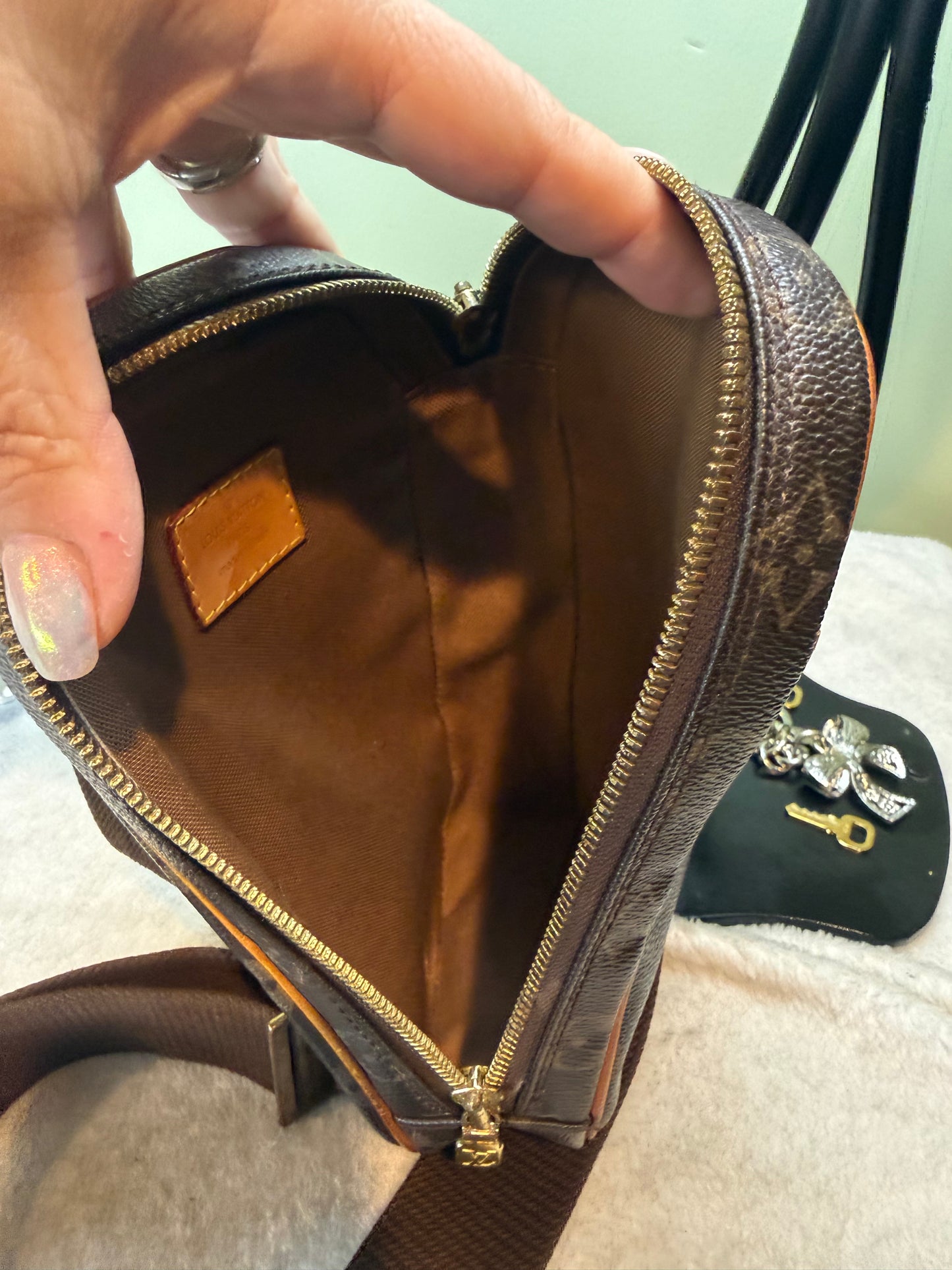 1195. Louis Vuitton Monogram Gange Sling Bag