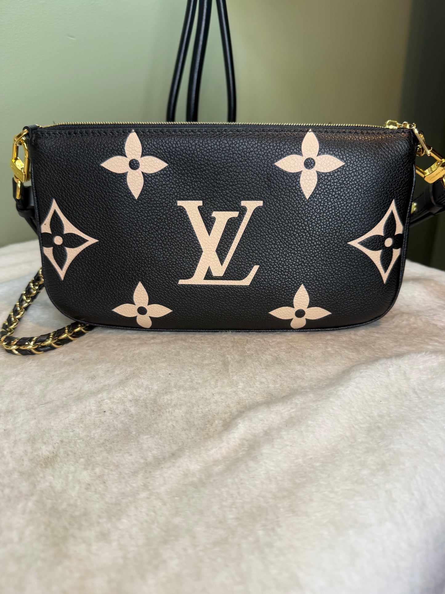 1251. Louis Vuitton Bicolor Empriente Multi Pochette