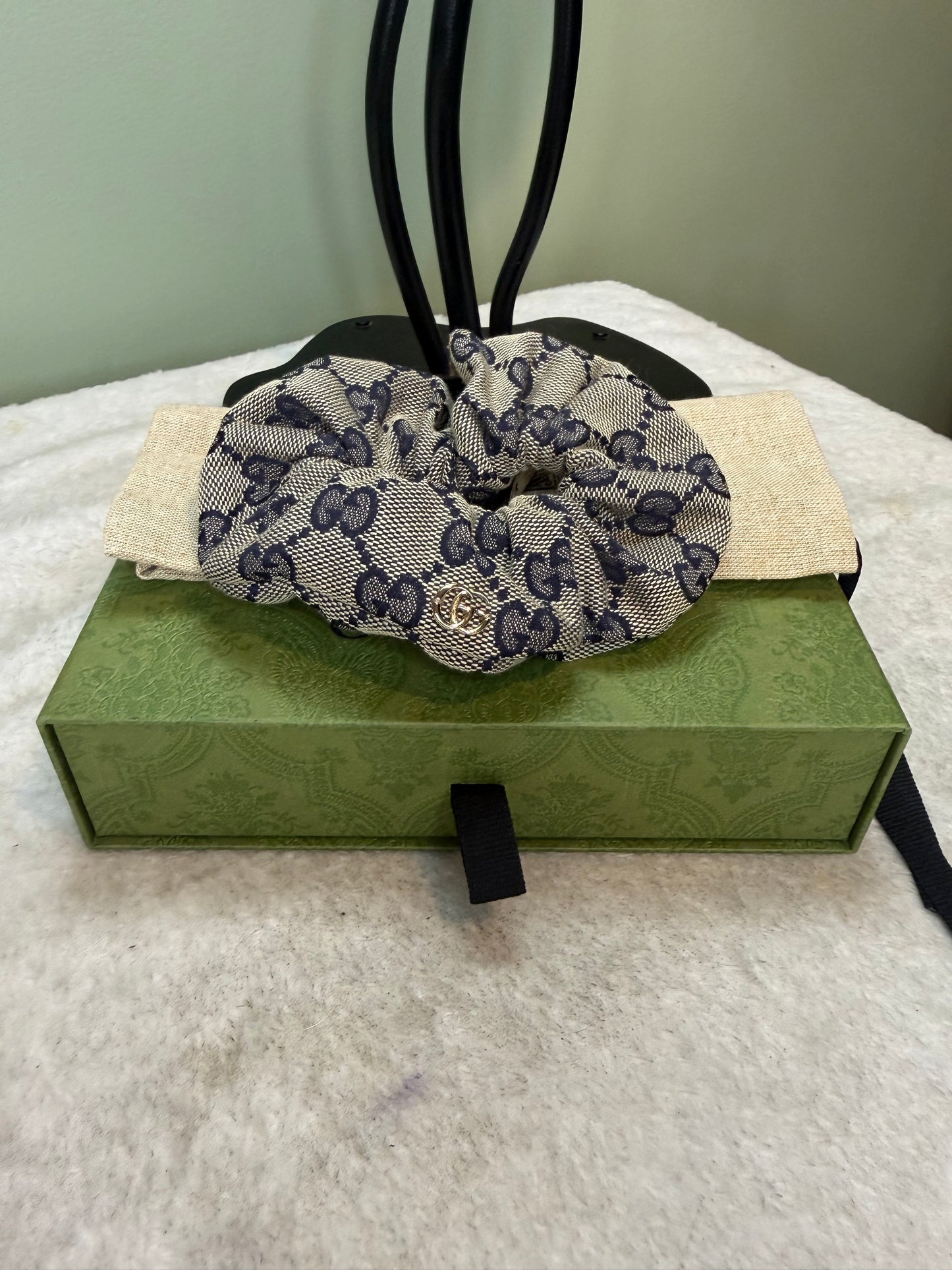 1513. Gucci GG Logo Scrunchie Hair Accessory
