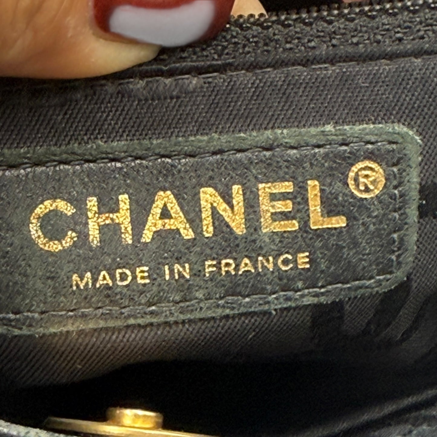 Chanel Wild Stitch Leather Tote Bag
