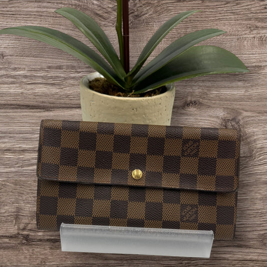 Louis Vuitton Damier Ebene Sarah Wallet
