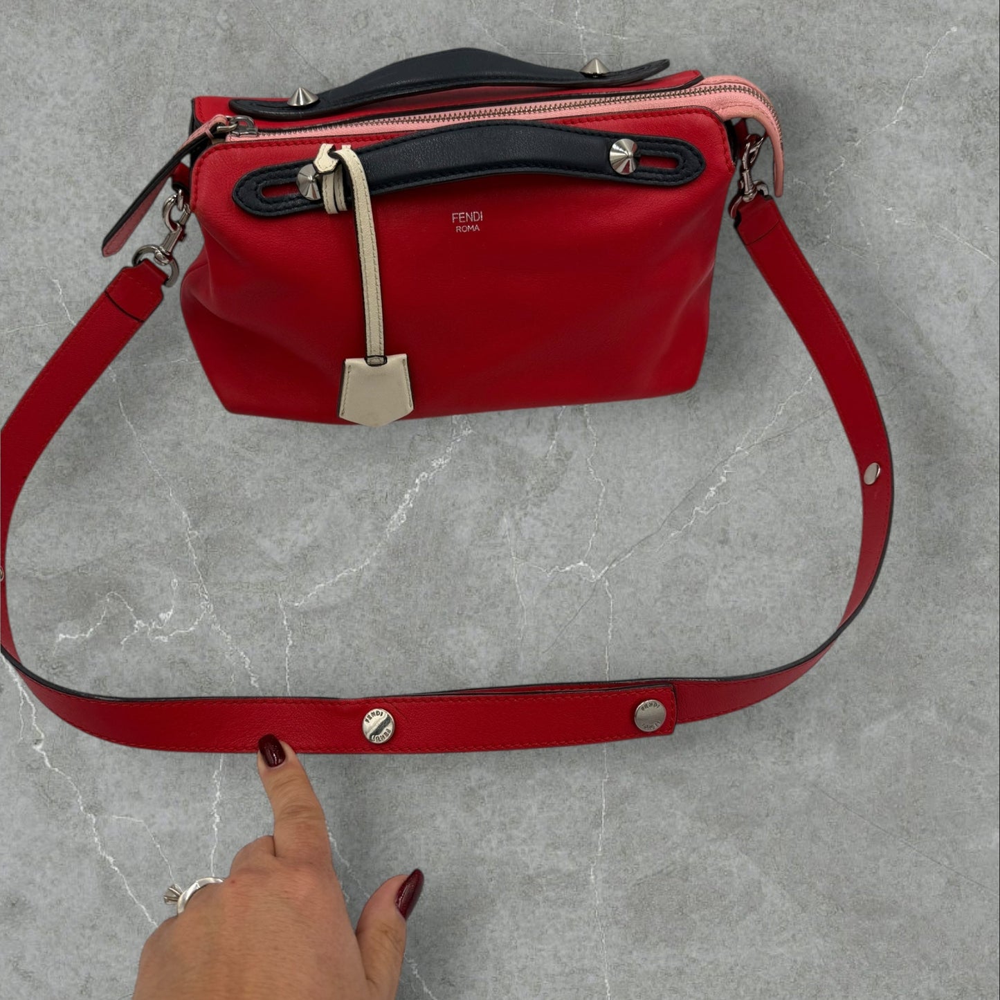 267. Fendi Medium By The Way Multicolor Bag