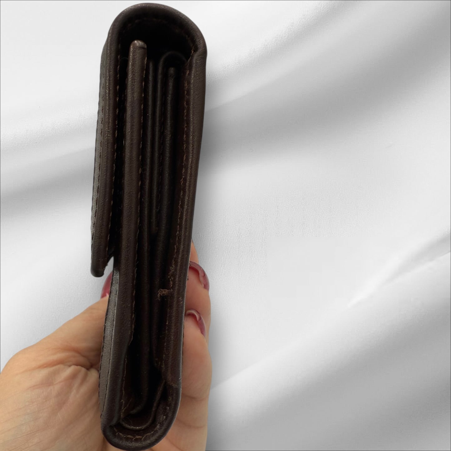 306. Fendi Zucca Pattern Tri-fold wallet