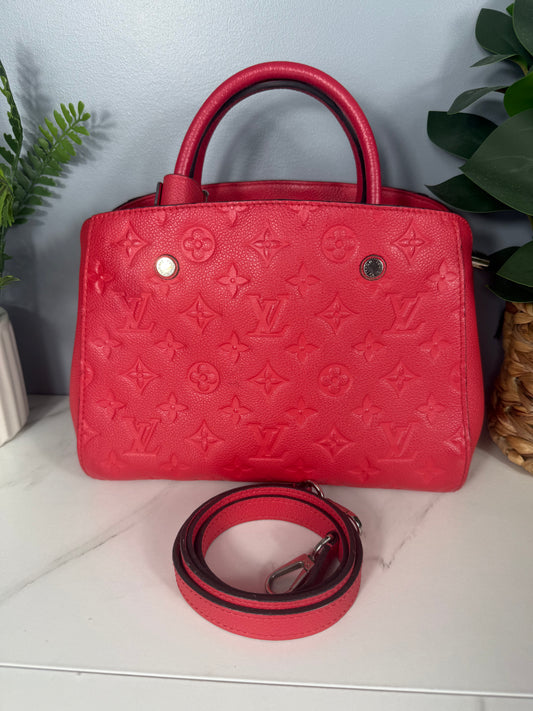 2236. Louis Vuitton Pink/Fuchsia Montaigne BB