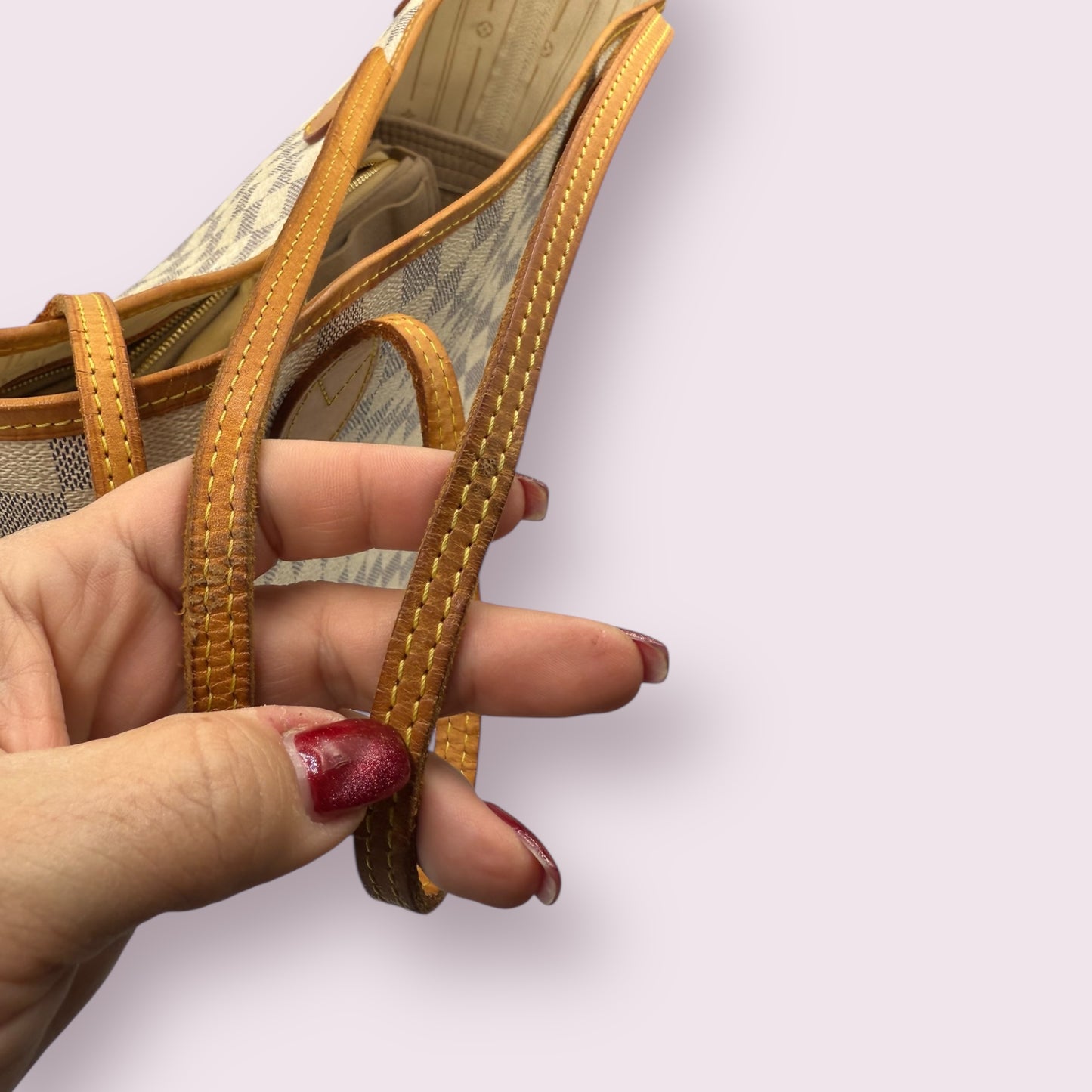 344. Louis Vuitton Damier Azur Neverfull MM