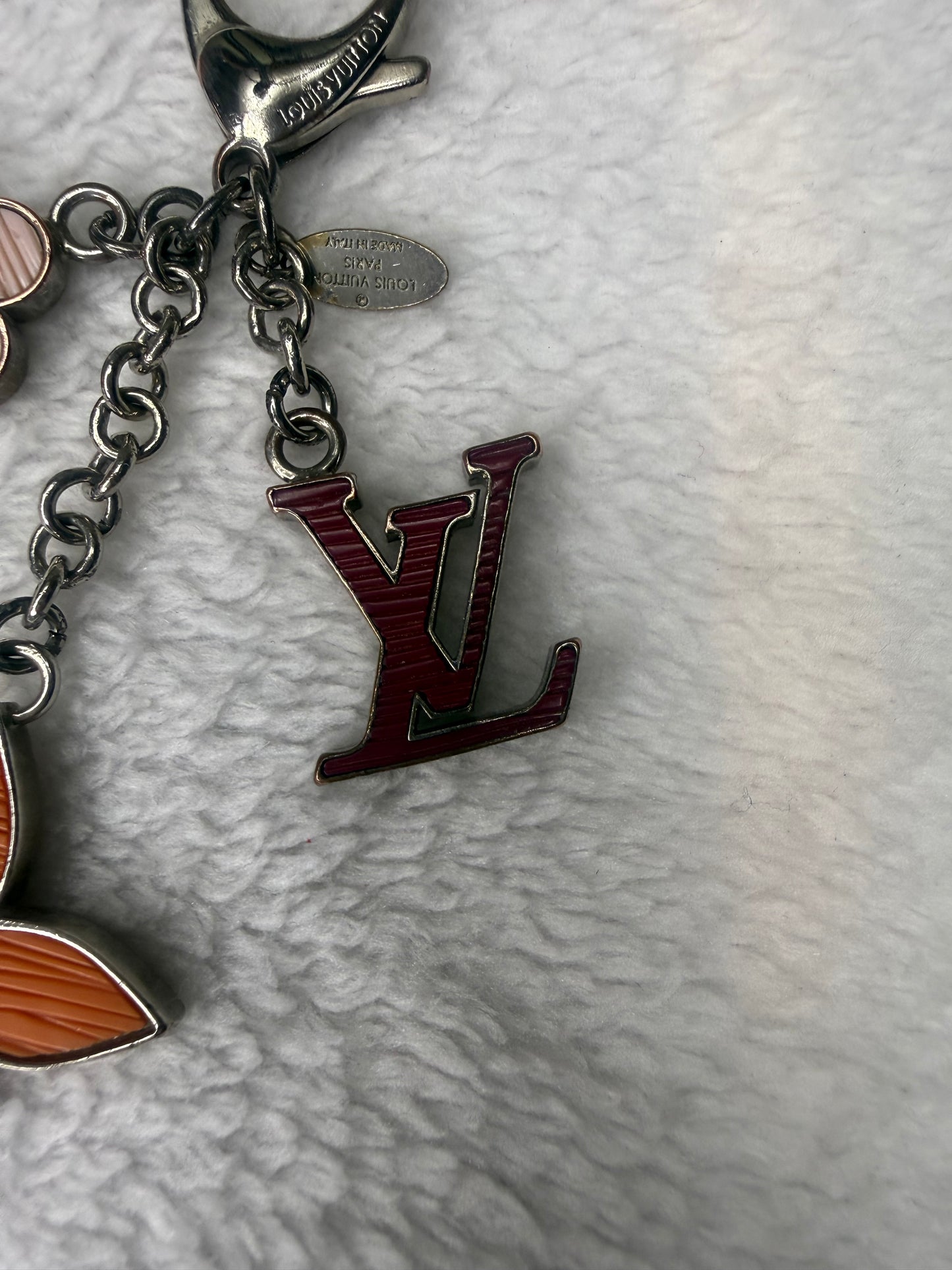 1522. Louis Vuitton Fleur d'Epi Small Bag Charm