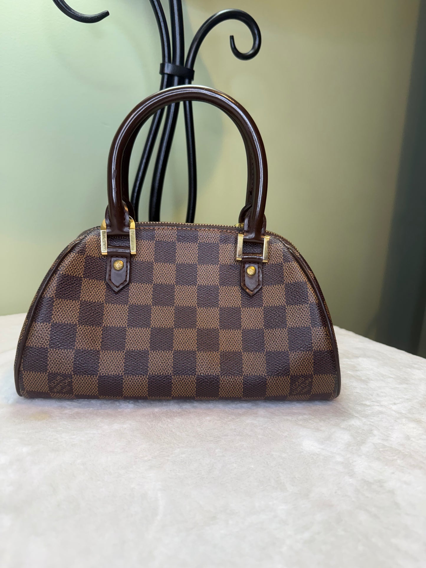 1775. Louis Vuitton Damier Ebene Ribera Mini Bag