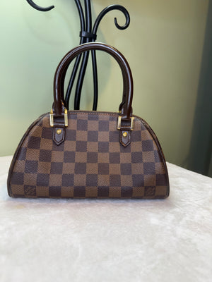 1775. Louis Vuitton Damier Ebene Ribera Mini Bag