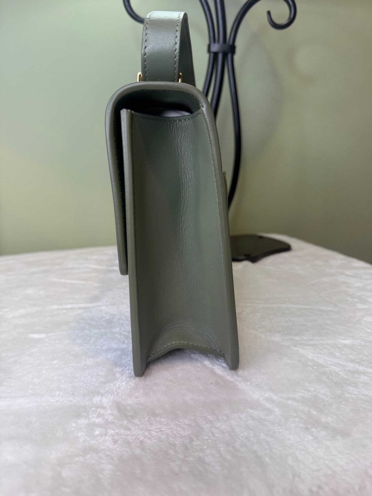 1773. Christian Dior Olive 30 Montaigne Bag