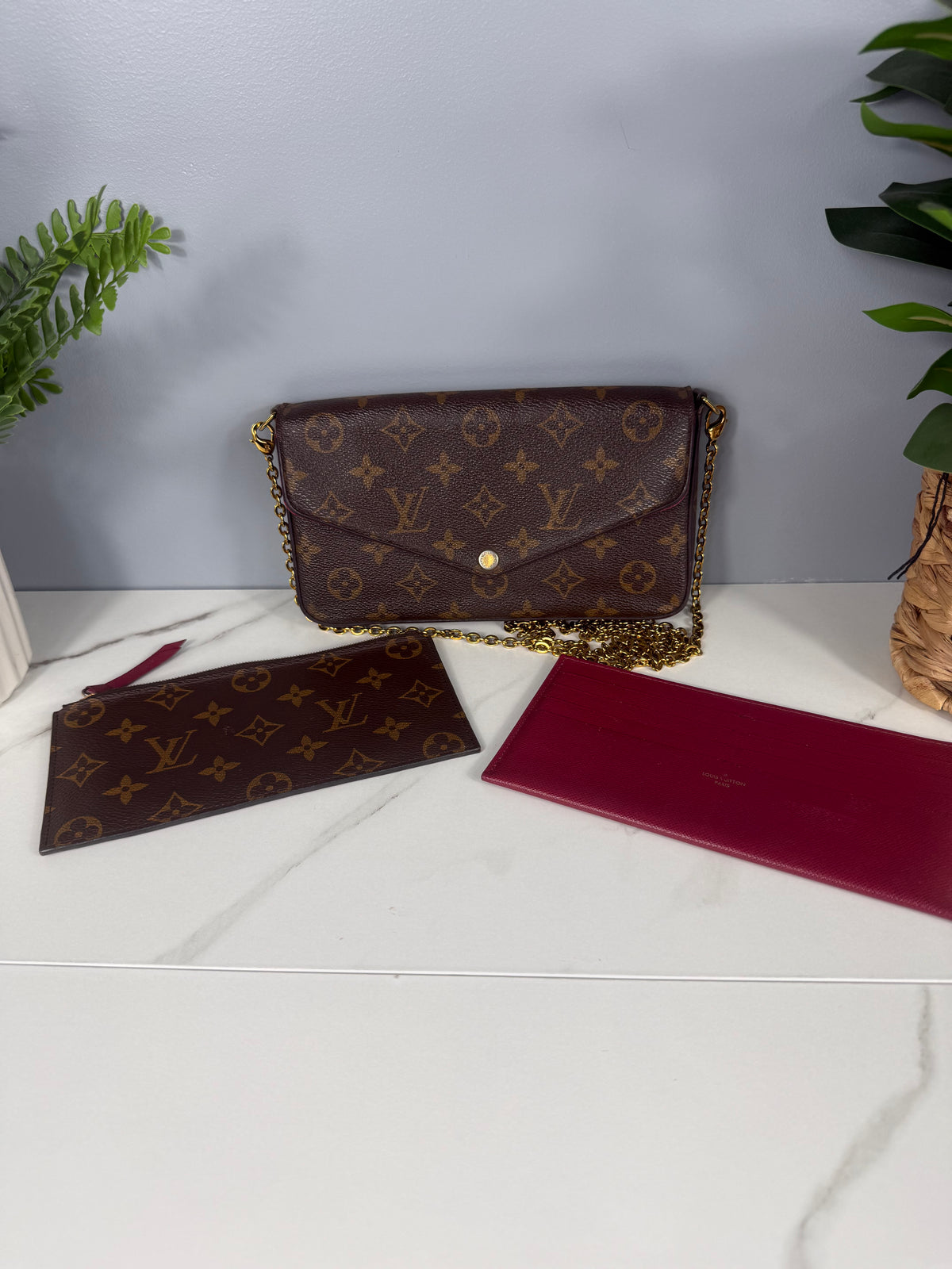 2279. Louis Vuitton Monogram Felicie Pochette