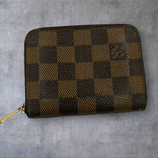 Louis Vuitton Damier Ebene Compact Zippy Wallet