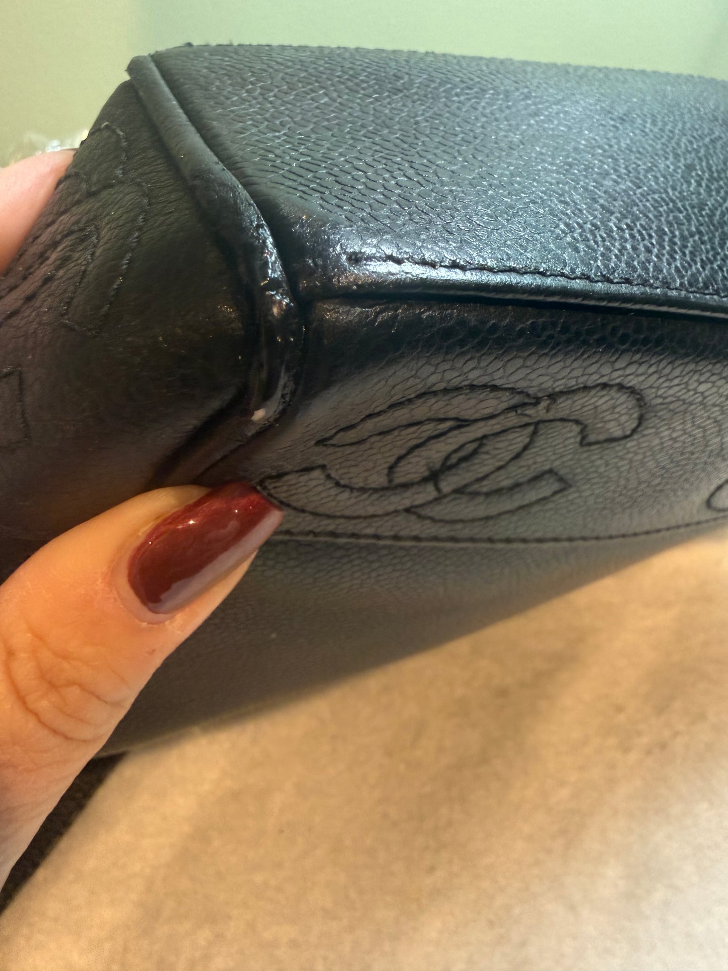 499. Chanel Caviar Small Tote Series 4