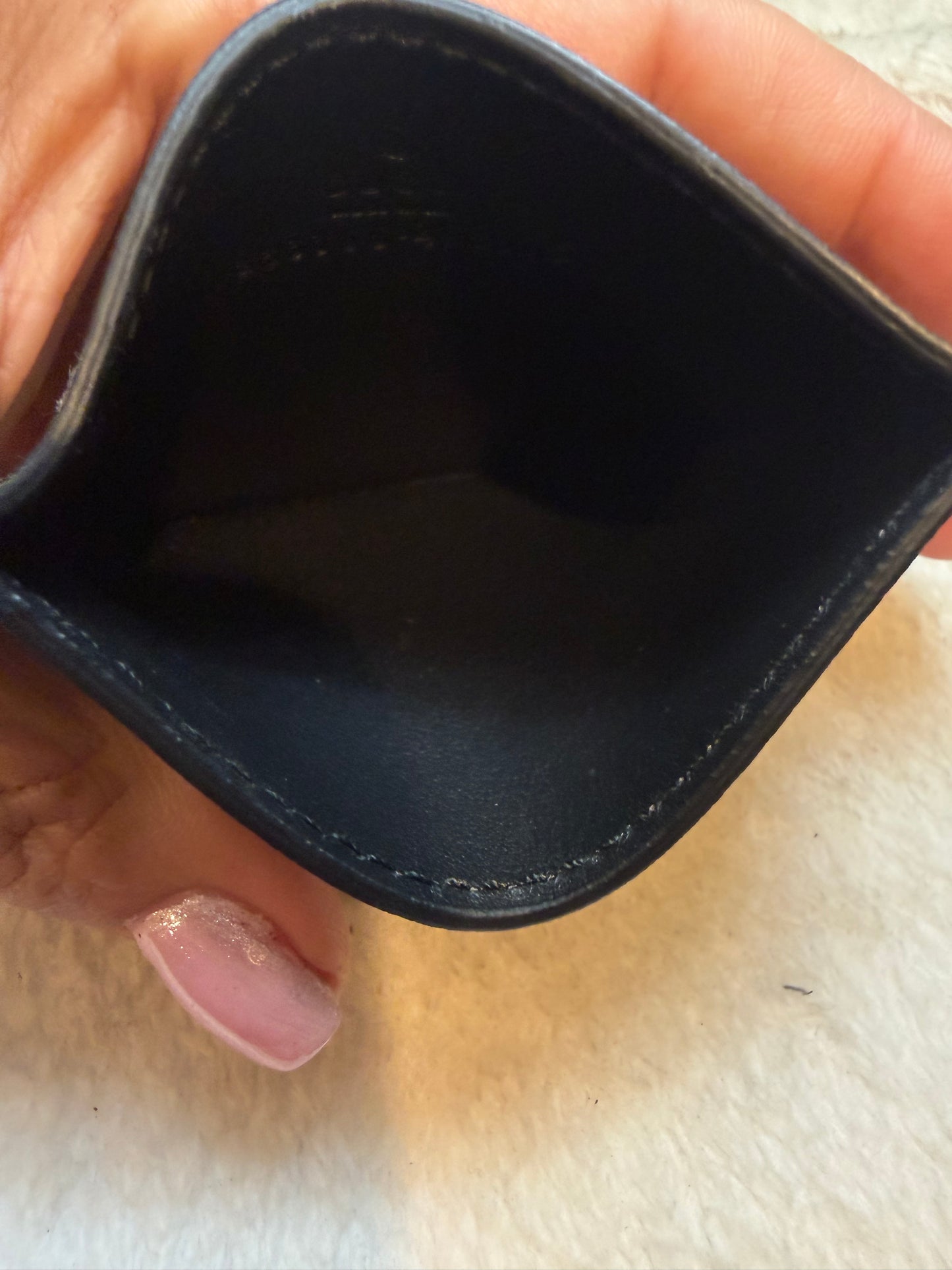 1508. Gucci GG Card wallet with Brown Leather