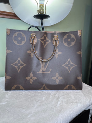 1709. Louis Vuitton Reverse Monogram OnTheGo GM